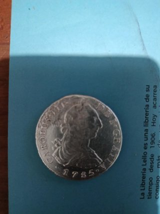 Ocho Reales Carlos III 1785 Lima