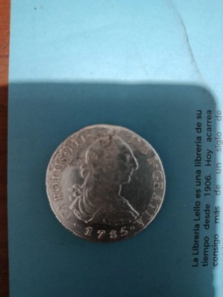 Ocho Reales Carlos III 1785 Lima