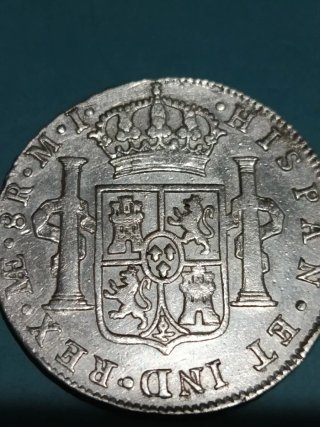 Ocho Reales Carlos III 1785 Lima