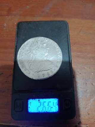 Ocho Reales Carlos III 1785 Lima