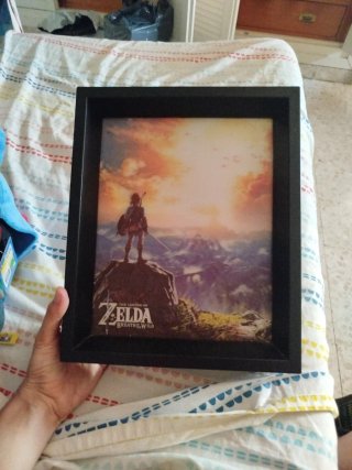 Cuadro Zelda Breath of the Wild Holográfico 3D