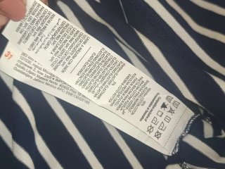 Camiseta sin mangas Milano rayas M