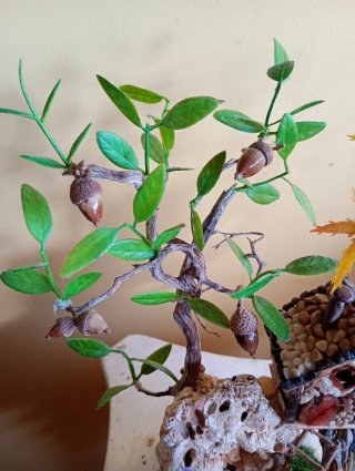 Centro de mesa hecho a mano