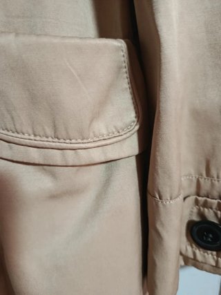 Gabardina Cortefiel Beige Talla M