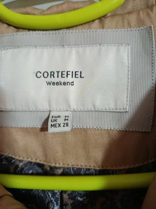 Gabardina Cortefiel Beige Talla M