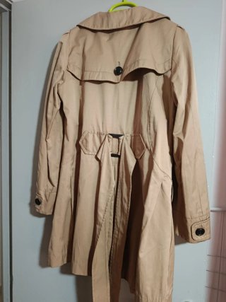 Gabardina Cortefiel Beige Talla M
