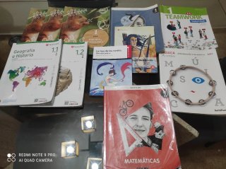 Lote Libros de 1 ESO del IES Miguel Fernández