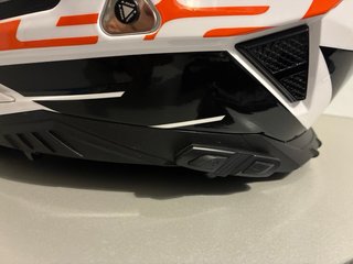 Casco LS2 MX702 Orange+gafas Off Road+SENA