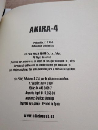 Akira vol 1-6 ediciones B