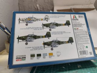 Maqueta Italeri Ju 87 G-2 1:72 Kanonenvogel