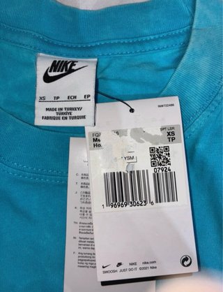 Camiseta Nike Azul Basic