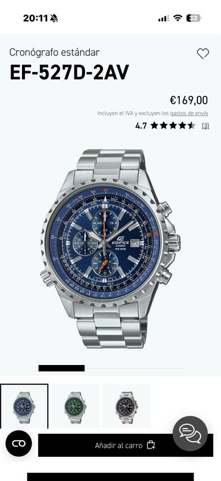 Reloj Casio Edifice