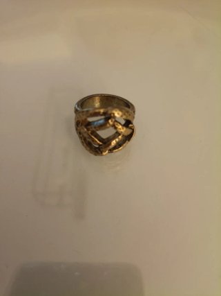 Anillo Nudo Dorado Estilo Boho Vintage