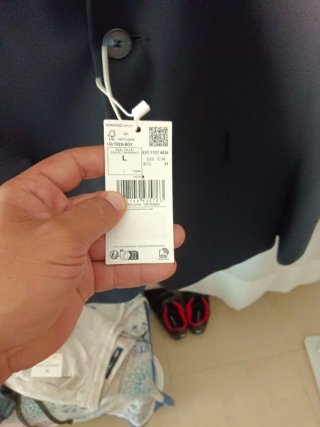 Traje de chaqueta azul marino talla L Marca mango.