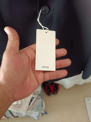 Traje de chaqueta azul marino talla L Marca mango.
