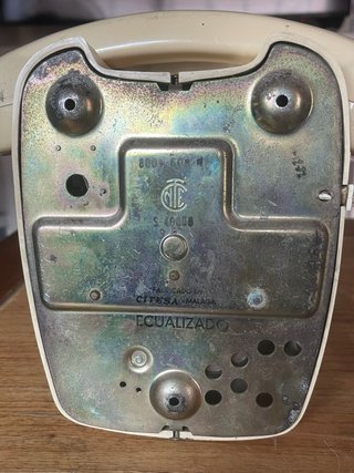 Teléfono Antiguo Telefónica Beige