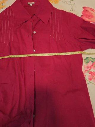 Camisa Vintage Cold Alaska Roja Mujer