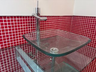Mueble Lavabo Cristal Rominox