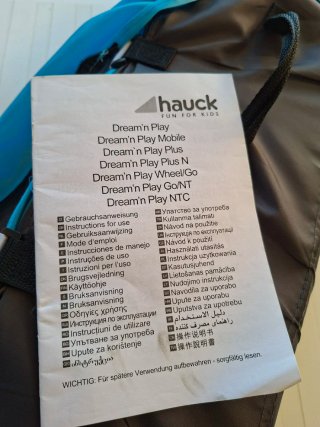 Cuna de bebé Hauck portátil
