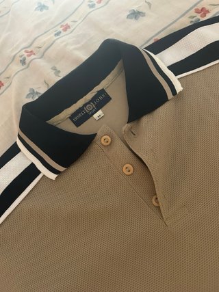 Polo Harley Davidson Beige Talla L