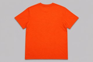 Camiseta Adidas Original Naranja Logo Talla L