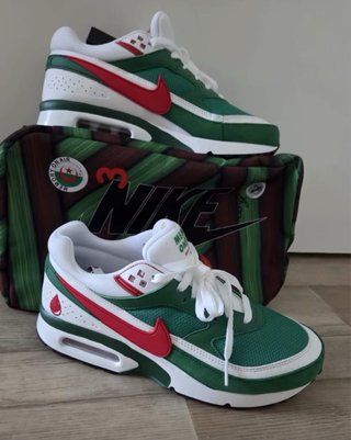 Nike Air Max BW Verde y Rojo