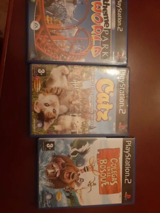 Consola PlayStation 2+2 mandos originales+juegos