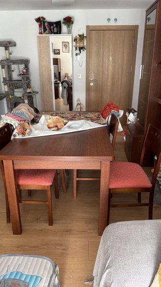 Conjunto Muebles Madera Clara