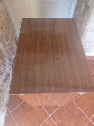 Mueble Máquina de Coser Alfa Antigua