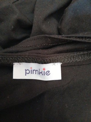 Top nero Pimkie stile impero con maxi bottoni -