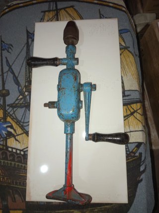Taladro Berbiquí Manual Antiguo funciona 100%