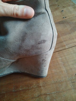 Botines cuña cordones T.37