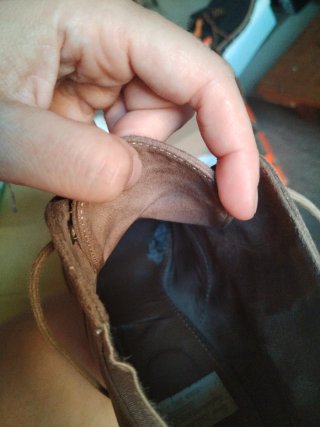 Botines cuña cordones T.37