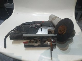 Sierra de calar Skill 4585 + Amoladora para Repara