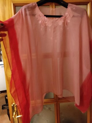 Blusón mujer rosa o naranja