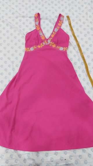 Vestito donna vintage fucsia tg.42