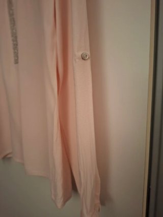 Camicetta Promod rosa con dettagli gioiello