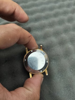 Caja de reloj Zenith chapada en oro 20