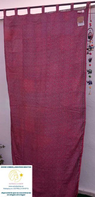 Cortina trabillas Patchw Reversibles especial.
