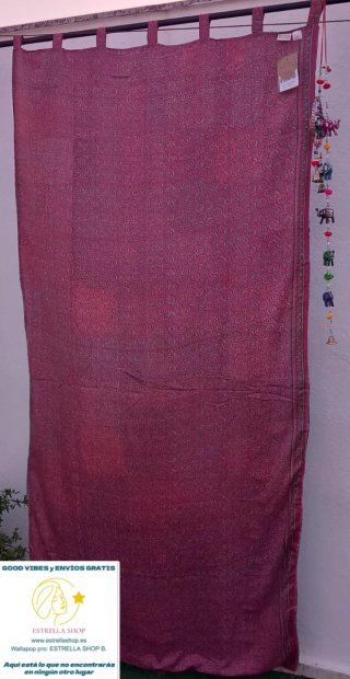 Cortina trabillas Patchw Reversibles especial.