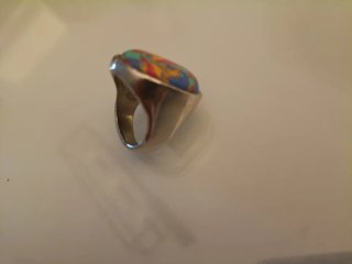 Anillo Mosaico Multicolor Grande