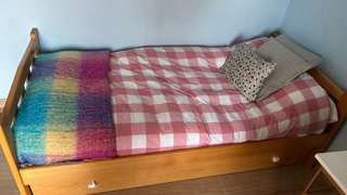 Cama nido madera 90cm + cama supletoria