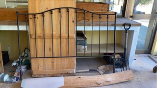 Testata da letto in ferro battuto