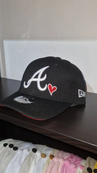 Gorra New Era Atlanta Braves MLB Negra Roja