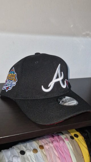 Gorra New Era Atlanta Braves MLB Negra Roja
