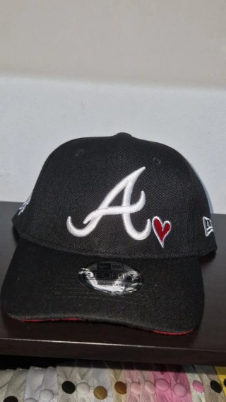 Gorra New Era Atlanta Braves MLB Negra Roja