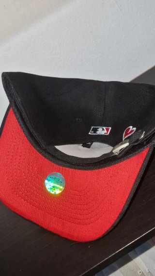 Gorra New Era Atlanta Braves MLB Negra Roja