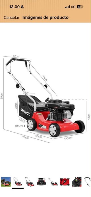 Cortacésped GREENCUT GLM660X