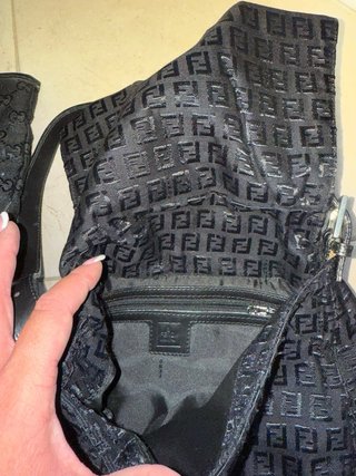 Borsa Fendi Baguette Nera