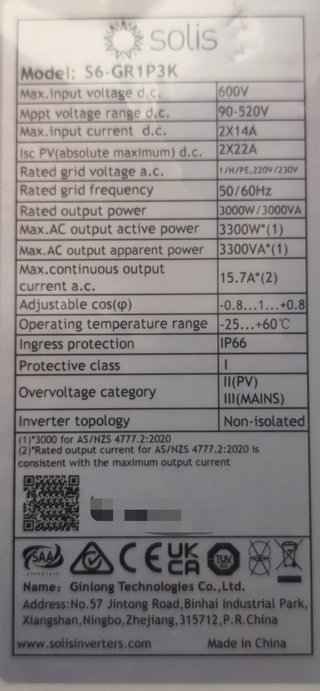 Inversor Solar Solis Nuevo